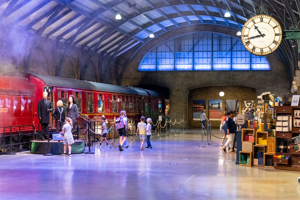 Grande Salle de Poudlard dans les studios Harry Potter Warner Bros