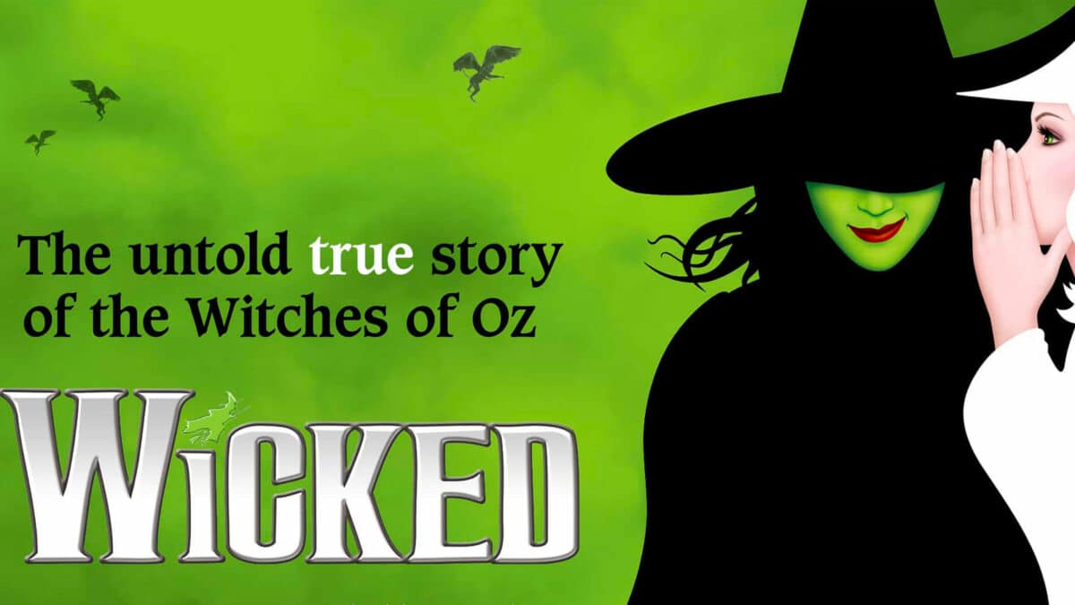 Scène de Wicked au Apollo Victoria Theatre