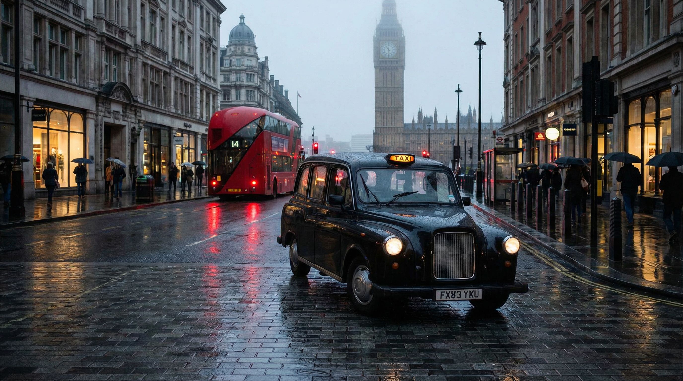 Uber et taxis à Londres